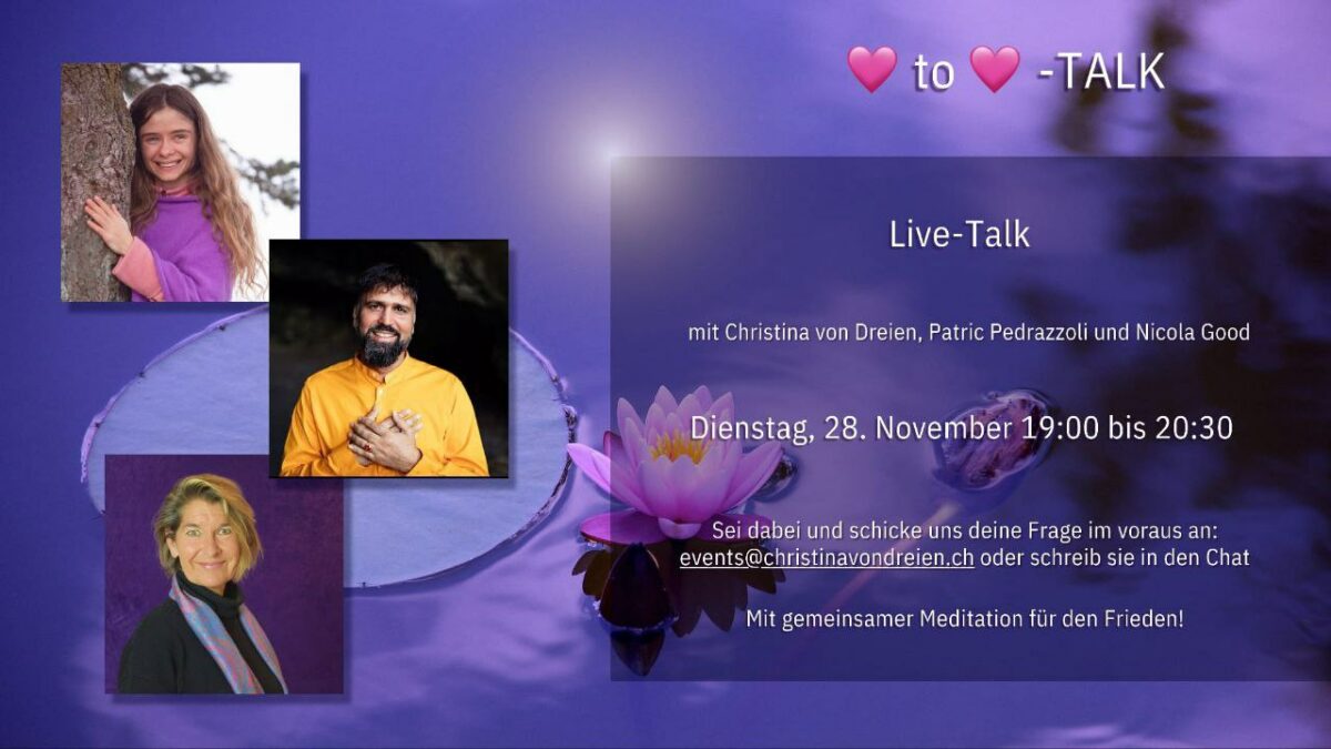 ❤️ to ❤️ Talk Nr.3 - 28.11.2023