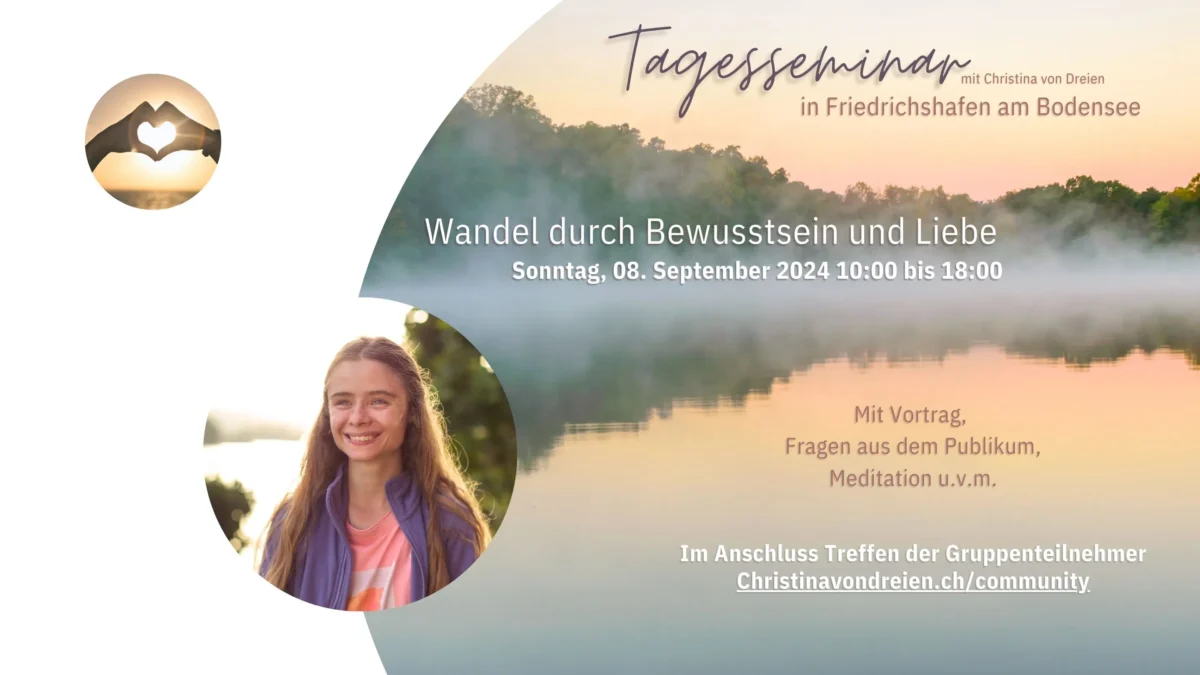 Tagesevent mit Christina - 08.September.2024